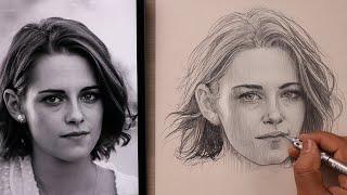  Basics of Portrait Drawing for Beginners  Free Hand Portrait Drawing #sketchbookbyabhishek