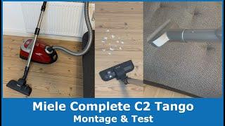 Montage und Test des Miele Complete C2 Tango EcoLine Staubsauger mit Beutel Praxistest