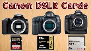 Best Memory Card for Canon DSLR Cameras – Choosing the Best SD Card for Video on Canon Cameras
