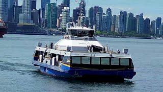 Vancouver Transit SeaBus Riding  Vancouver British Columbia Canada 2021