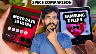 Moto Razr 50 Ultra vs Samsung Galaxy Z Flip 5 Folding Phone SHOWDOWN