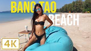 ⁴ᴷ PHUKET Beach with THAI GIRL  Bang Tao【4K】