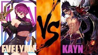 The Power Of Early Game Kills Season 9 Master Evelynn VS Kayn Jungle