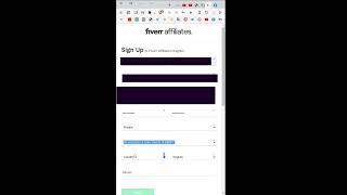 طريقة التسجيل في فايفر افلييت  fiverr affiliates