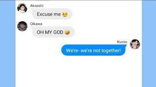 Bokuto and Kuroos Questionable Relationship  Haikyuu texts skit video 
