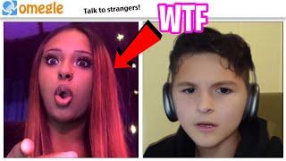 FAKE BABY on OMEGLE BABY FACE TROLLING