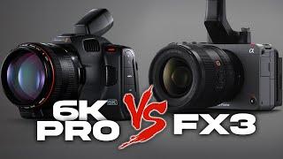 FX3 VS BMPCC 6K PRO - Is The FX3 Really $1400 Better?