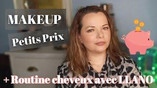 MAKEUP PETITS PRIX + ROUTINE CHEVEUX AVEC LLANO