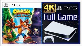 Crash Bandicoot N. Sane Trilogy PS5 - Full Game Walkthrough  Longplay 4K60ᶠᵖˢ UHD