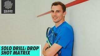 Squash Tips Drop Shot Matrix Solo Drill With Nick Matthew