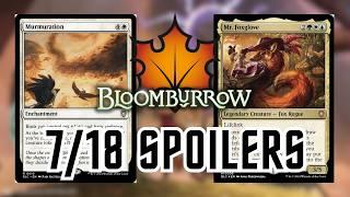 Bloomburrow 718 Spoilers - Precon Decks Storm Crow Enchantment Things We Missed