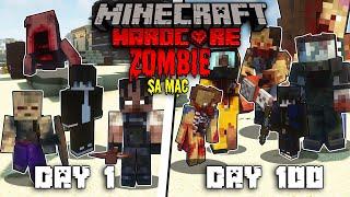 KURO SINH TỒN 100 NGÀY TRONG MINECRAFT ZOMBIE SA MẠC SIÊU KHÓ