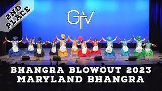 Maryland Bhangra - Second Place at Bhangra Blowout 2023