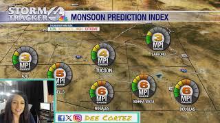 A cooler day ahead but monsoon moisture sticks around