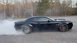 2020 Challenger Widebody Scatpack burnout