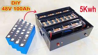 I DIY 48V 100Ah battery pack for 8000w electric car