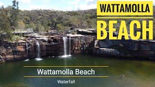 Wattamolla Beach and Waterfall NSW Australia cliff jump