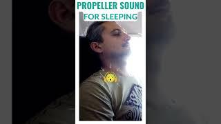 PLANE PROPELLER SOUND FOR SLEEPING - WHITE NOISE  #fallasleepfast #blackscreen #10hours  ️