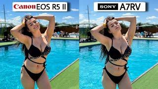 Canon Eos R5 Mark II Vs Sony A7RV Camera Test Comparison