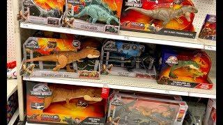 Jurassic World Dino Rivals Toy Hunt - SO MANY DINOSAUR TOYS - We Talk About Dinos & Disney Cars