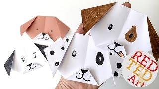 Easy Origami Dog & Puppy Emoji Puppy Paper Craft