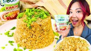 Got 5 Minutes? Make CUP RAMEN FRIED RICE  Vegan Cup Noodle Fried Rice Recipe