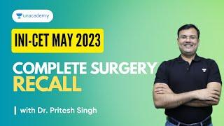 INI-CET May 2023 Surgery Recall Questions  Dr. Pritesh Singh