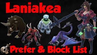 Slayer Prefer & Block List for Laniakea Runescape 3