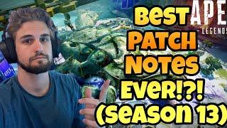 Official Season 13 Patch Notes Reaction Rampart Will Be Meta