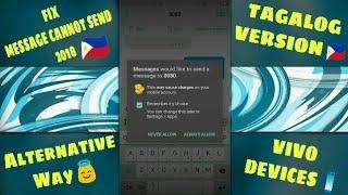 How to FIX Message Not Send - Tagalog Version My Tutorial #1