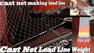 cast net lead line  cast net lead weights  cast net lead