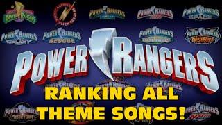 Power Rangers Theme Song Reaction & Ranking - AMA Video Response