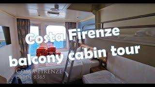 Costa Firenze balcony cabin 8365