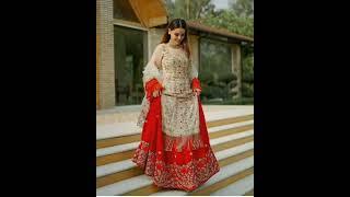 lehenga kurti ideas#shorts #fashion #new #trending #punjabisuit #lehenga #lehengacholi #wedding