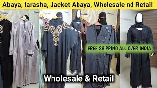 new dubai abaya design 2024  trending Arabian burqa farasha  mohd ali wholesale nd retail mumbai