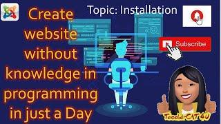 Joomla tutorial for beginners Topic 3 How to install Joomla Easy and Complete Guide
