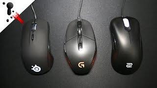 SS Rival 100 VS Logitech G303 VS Zowie EC2-A Comparison Review