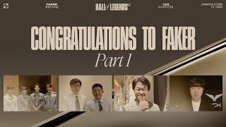 ENG SUB Congratulations to Faker PART1  Hall of Legends