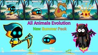 New Summer Reaper And Pet And All Animals Evolution EvoWorld.io