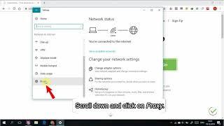 How to set up a proxy on your PC - Windows 10