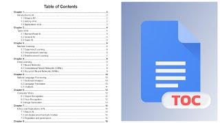 How to Make a Table of Contents in Google Docs