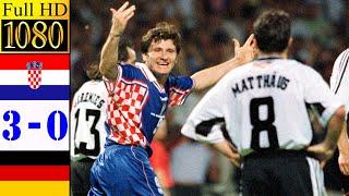 Croatia 3-0 Germany World Cup 1998  Full highlight - 1080p HD  Davor Šuker - Lothar Matthäus