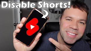How To Turn Off Shorts on YouTube  Disable YouTube Shorts