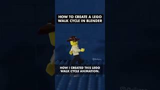 How to Create a LEGO Walk Cycle in BLENDER