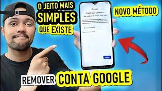 Como REMOVER CONTA GOOGLE de qualquer Celular SAMSUNG NOVO MÉTODO Fácil Rápido e Simples