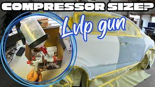 Budget friendly LVLP automotive paint gun for small compressors.