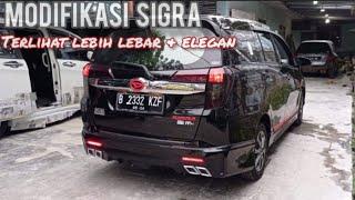 MODIFIKASI SIGRA  PENAMBAHAN BODYKIT SAMPING & BELAKANG