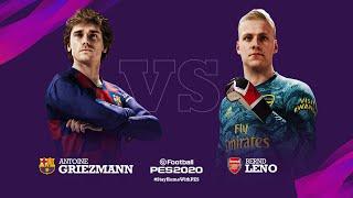 Bernd Leno vs Antoine Griezmann Javi Martinez Nassim Boujellab  PES2020 tournament