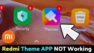 Redmi Theme Not Working 100% Solution  Theme App Not Working Mi & Redmi  2023