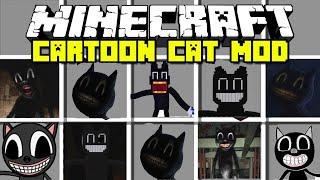 Minecraft NEW CARTOON CAT MOD  CARTOON DOG CARTOON CAT CARTOON MONSTERS Minecraft Mods
